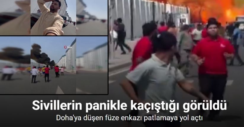 Doha'ya düşen füze enkazı patlamaya yol açtı