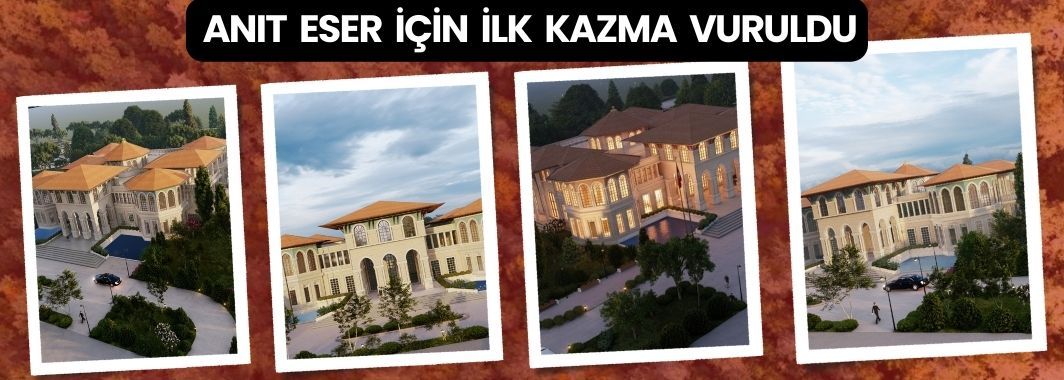 Anıt Eser İçin İlk Kazma Vuruldu