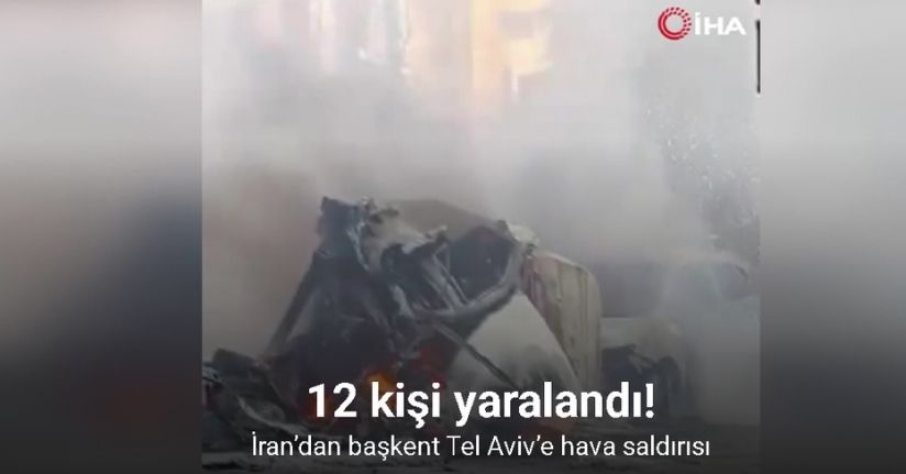 İran’dan başkent Tel Aviv’e hava saldırısı: 12 yaralı