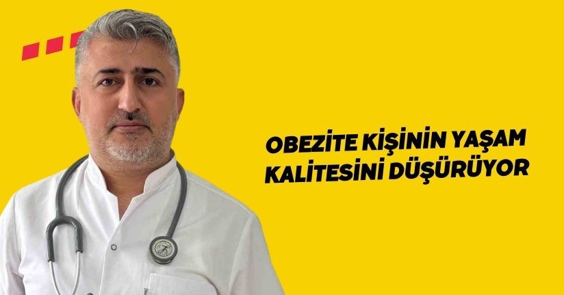 Obezite, kişinin yaşam kalitesini düşürüyor