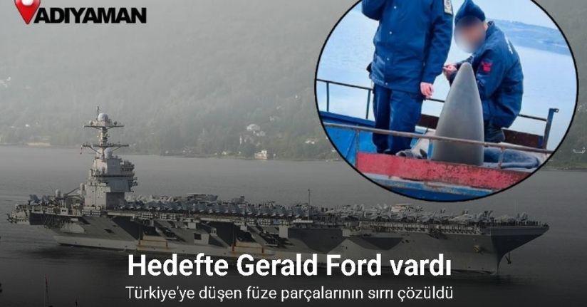 Atatürk Baraj Gölü'ne füze parçaları düşmüştü :Sırrı çözüldü