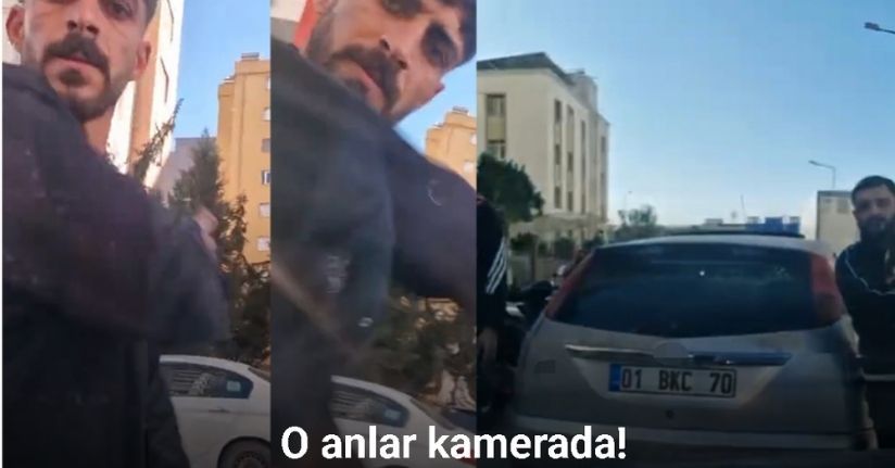 Adana’da trafikte yol verme kavgasında aracın önünü kesip saldırdılar