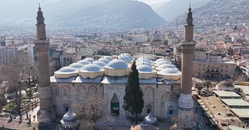  627 yıllık Ulu Cami'ye 2'nci mahya: 'Zekat berekettir'