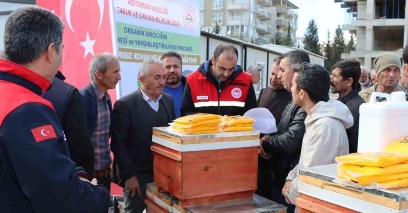 Arıcılara organik arısız 494 kovan dağıtıldı