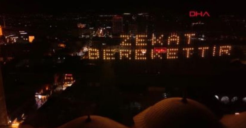 627 yıllık Ulu Cami'ye 2'nci mahya: 'Zekat berekettir'