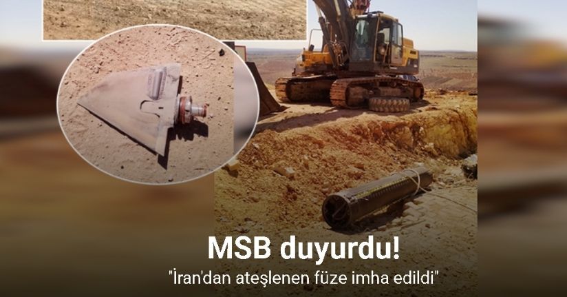 MSB: ''İran'dan ateşlenen füze imha edildi''