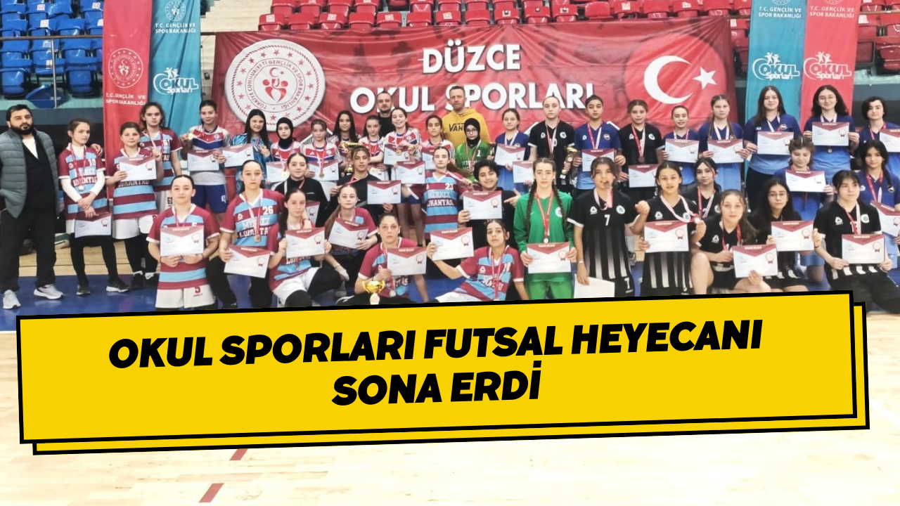 Okul Sporları Futsal Heyecanı Sona Erdi