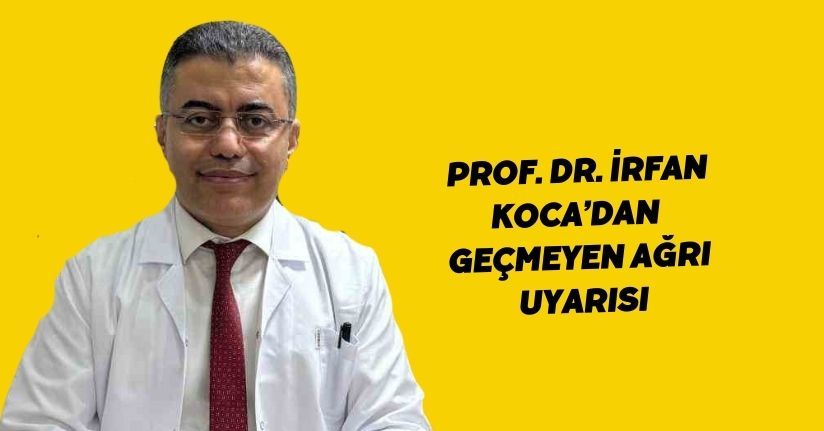 Prof. Dr. İrfan Koca’dan 