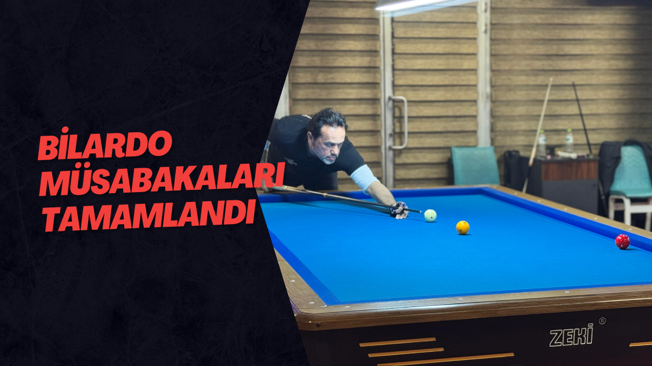 Bilardo Müsabakaları Tamamlandı