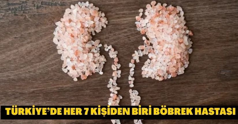 Türkiye’de her 7 kişiden biri böbrek hastası