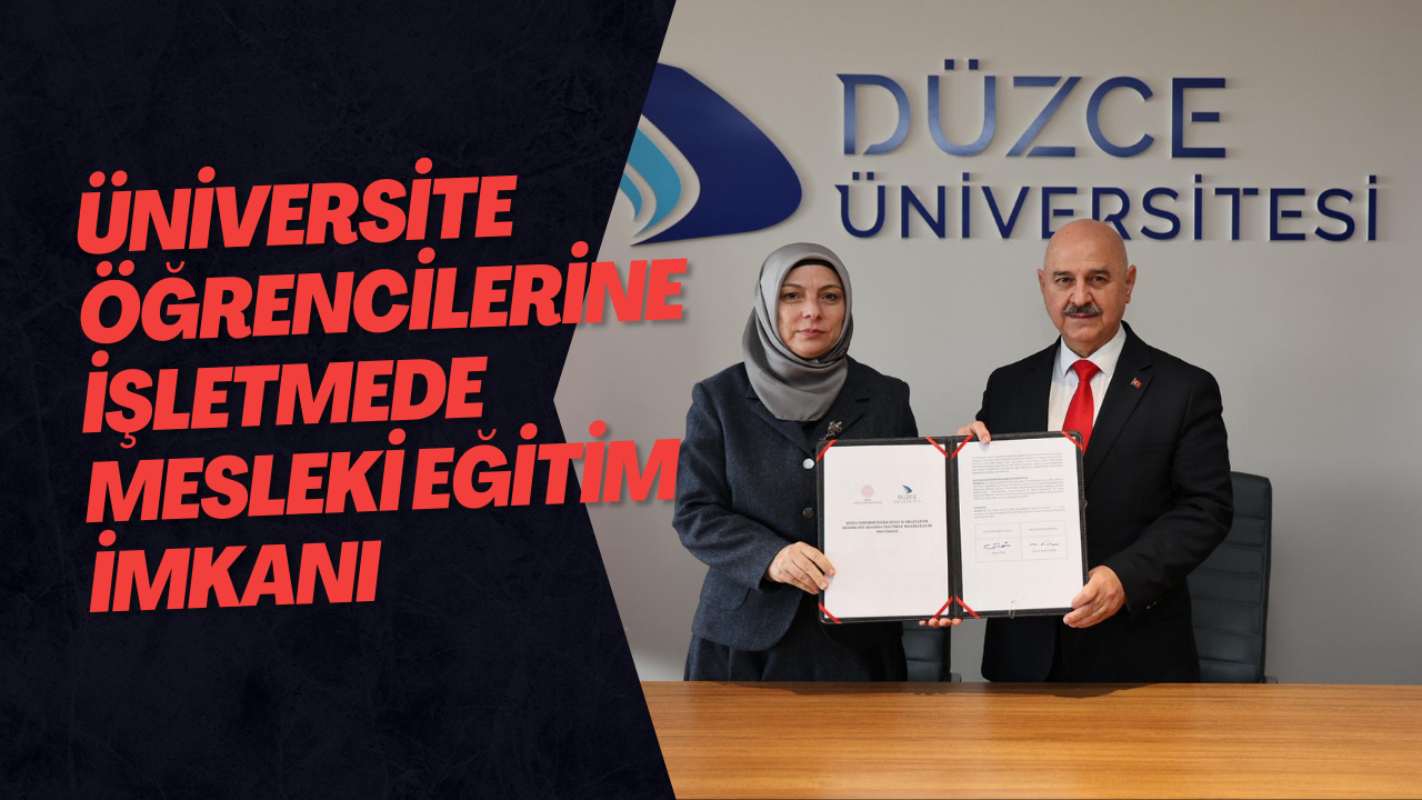 Üniversite Öğrencilerine İşletmede Mesleki Eğitim İmkanı