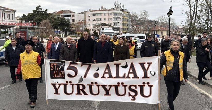 Tekirdağ'dan Çanakkale'ye '57'nci Alay Vefa Yürüyüşü' başladı