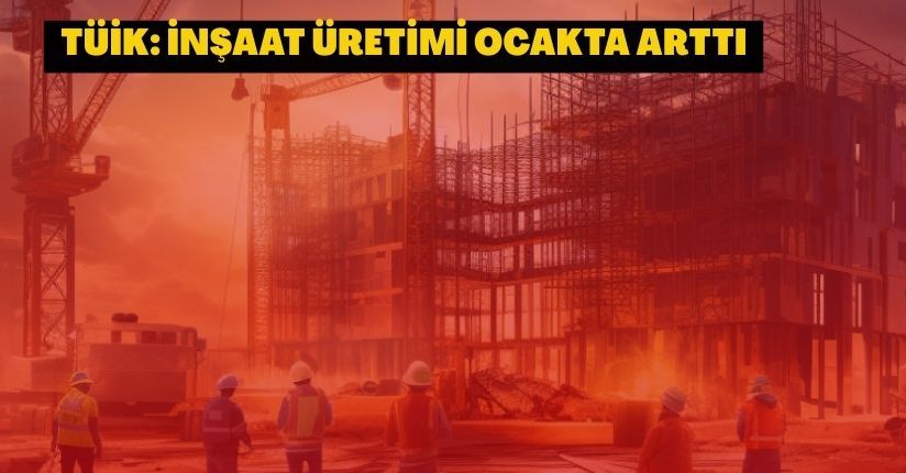 TÜİK: İnşaat üretimi ocakta arttı