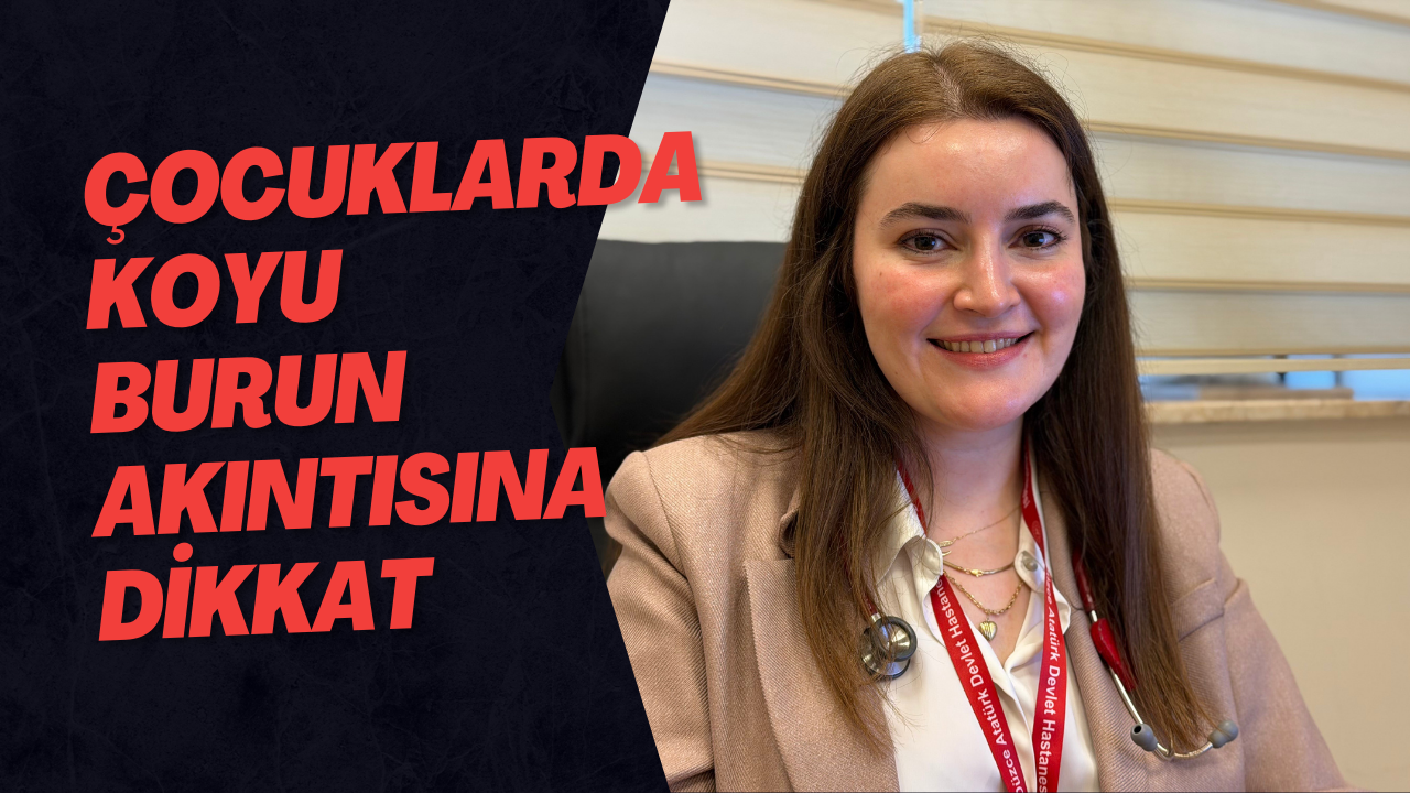 Çocuklarda Koyu Burun Akıntısına Dikkat