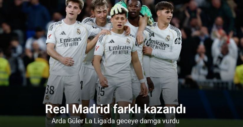 Son sözü Arda Güler söyledi, Real Madrid farklı kazandı