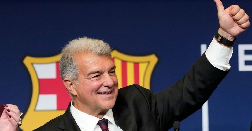Barcelona’da Joan Laporta, yeniden başkan seçildi