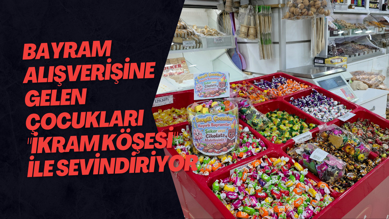 Bayram Alışverişine Gelen Çocukları 