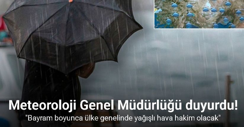 Meteoroloji Genel Müdürlüğü duyurdu