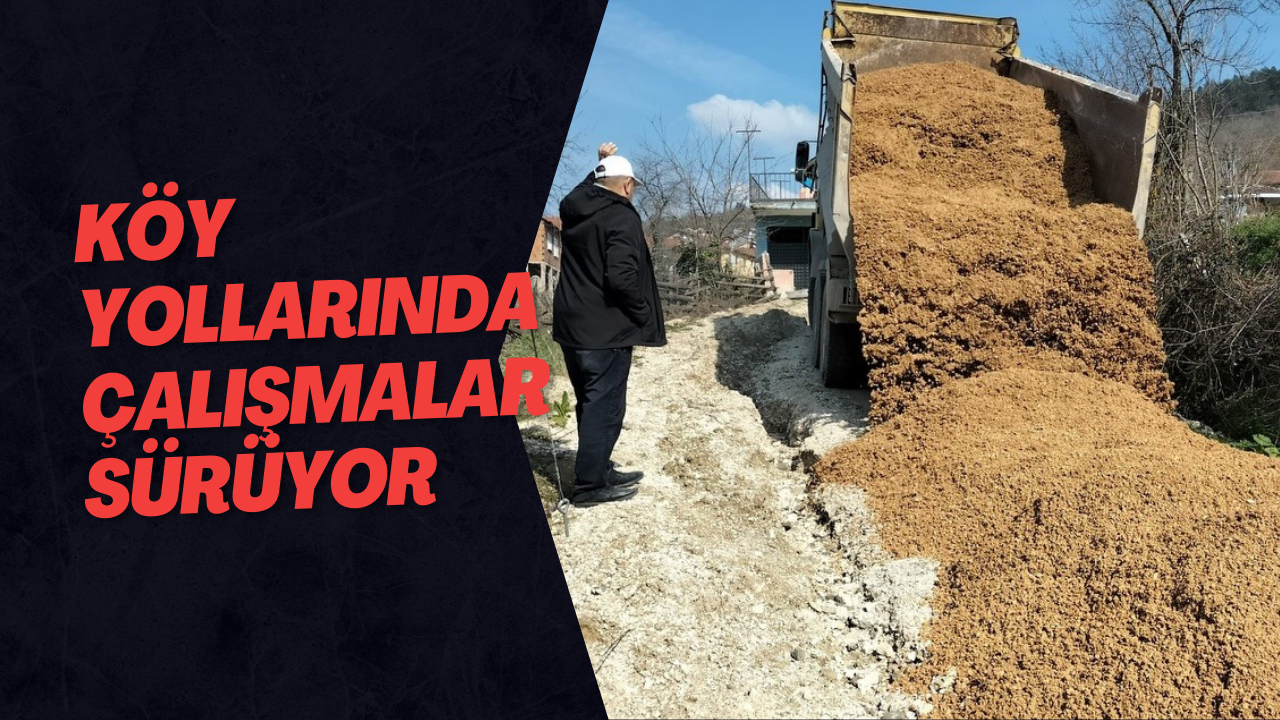 Köy Yollarında Çalışmalar Sürüyor