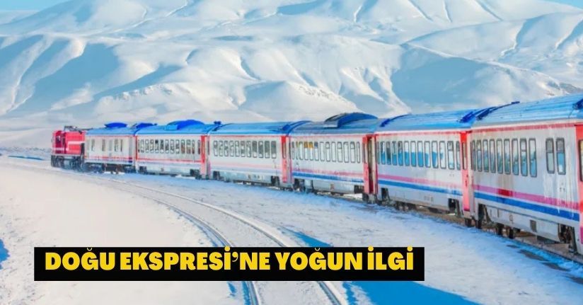 Kars’ta Doğu Ekspresi’ne yoğun ilgi