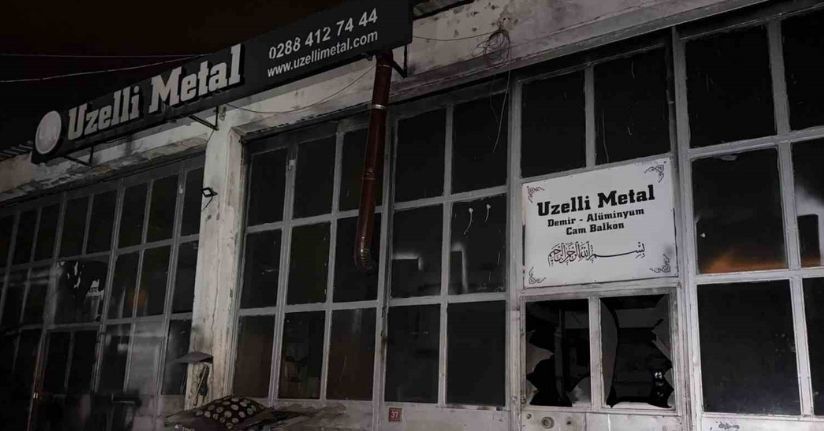 Demirci dükkanında patlama: 1 ölü, 2 yaralı