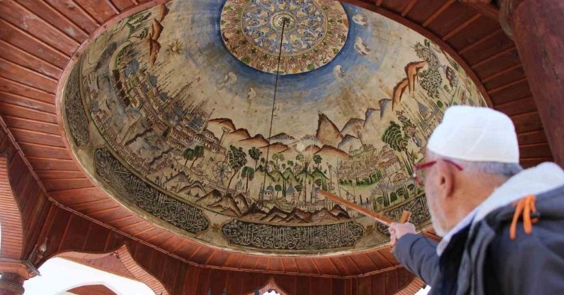 Şadırvanda saklı 150 yıllık minyatür: İstanbul, Viyana ve Amasya işlenmiş