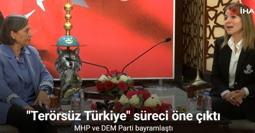MHP ve DEM Parti bayramlaştı: 