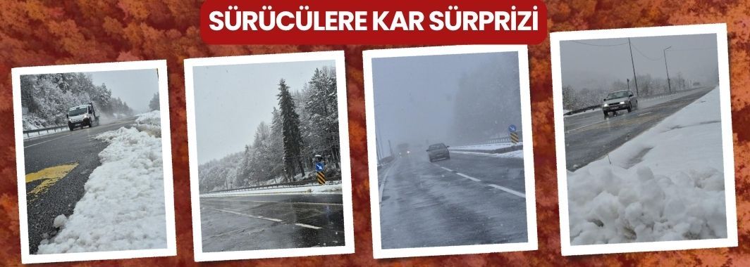 Sürücülere Kar Sürprizi