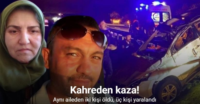 Eskişehir Yolu üzerinde meydana gelen trafik kazasında aynı aileden iki kişi yaşamını yitirirken, üç kişi yaralandı
