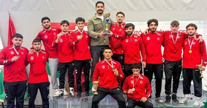 U20 Grekoromen Güreş Milli Takımı şampiyon oldu