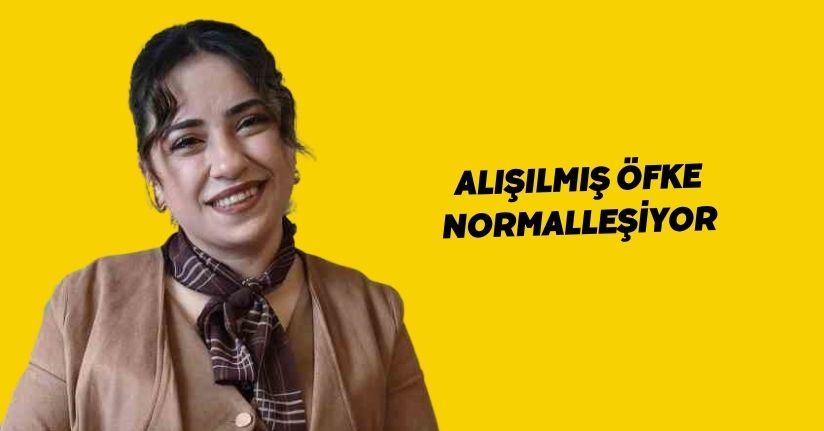 Alışılmış öfke normalleşiyor