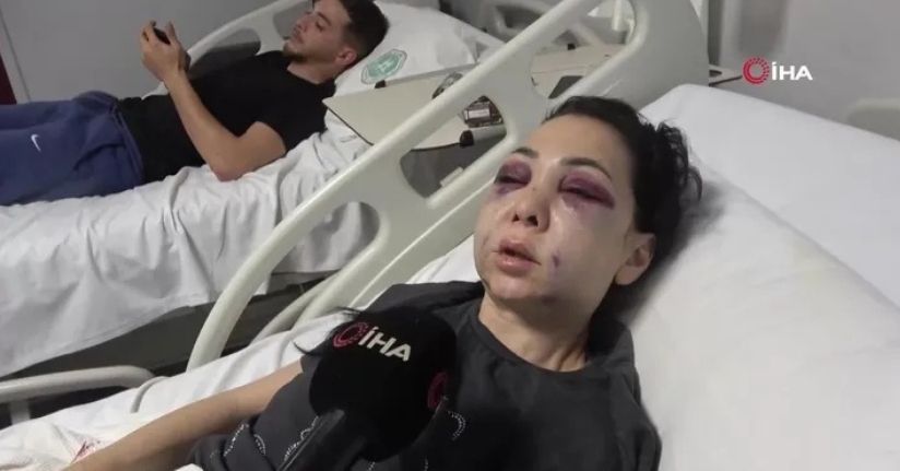 Oğlunun gözü önünde anneyi öldüresiye dövdüler: Yüzü tanınmaz halde