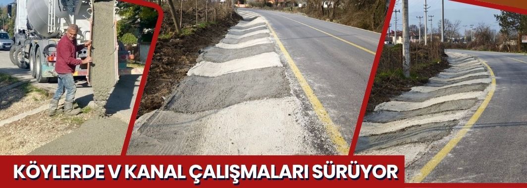 Köylerde V Kanal Çalışmaları Sürüyor