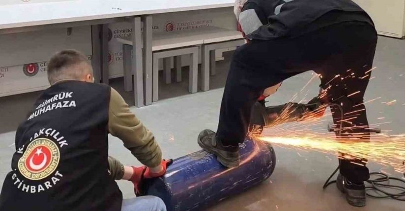 LPG tanklarından 35 kilo uyuşturucu çıktı