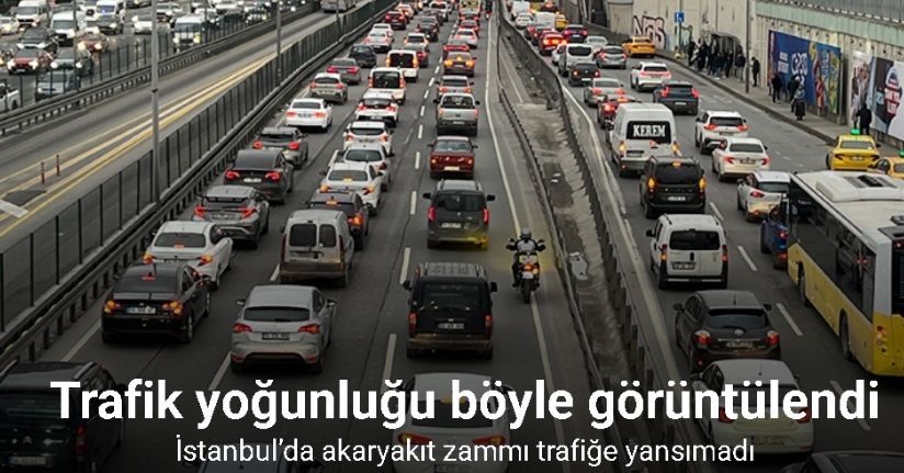 İstanbul’da akaryakıt zammı trafiğe yansımadı