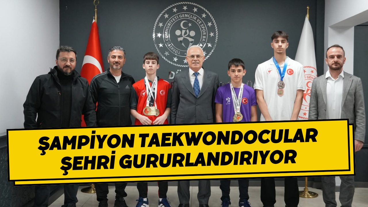 Şampiyon Taekwondocular Şehri Gururlandırıyor