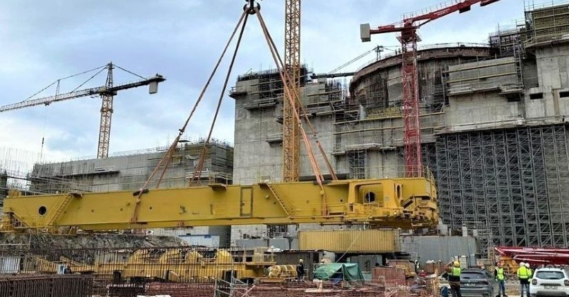 Akkuyu NGS’nin ikinci güç ünitesinde kutup vinci kuruldu