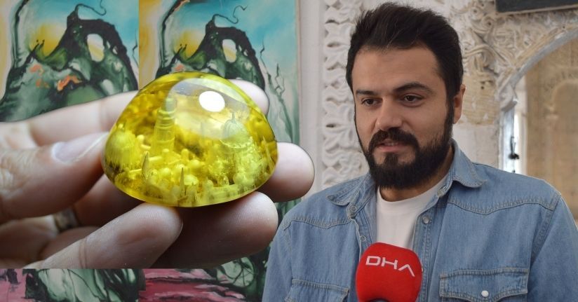 ‘Sofi Usta’, camileri tespih tanelerine işliyor