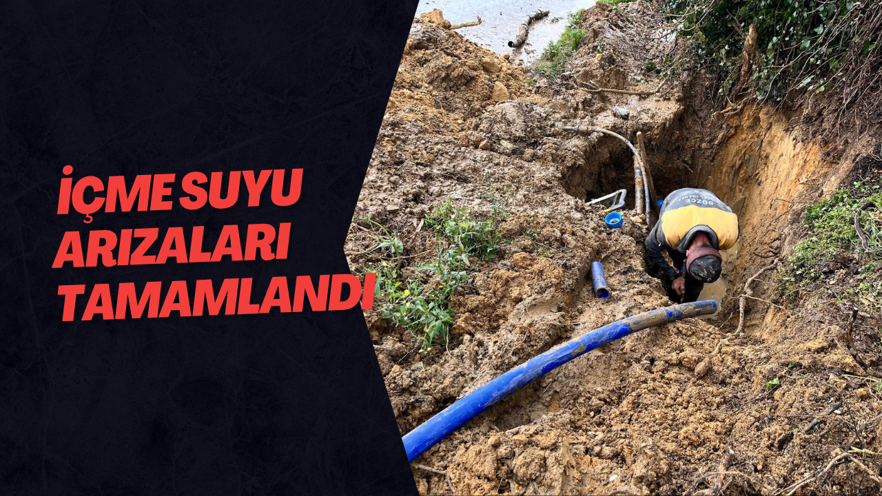 İçme Suyu Arızaları Tamamlandı