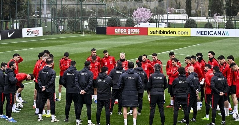 A Milli Futbol Takımı, Romanya maçı hazırlıklarını tamamladı