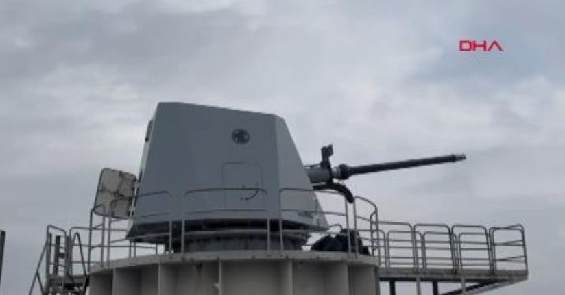 Milli deniz topu 'MKE Denizhan-76' göreve hazır