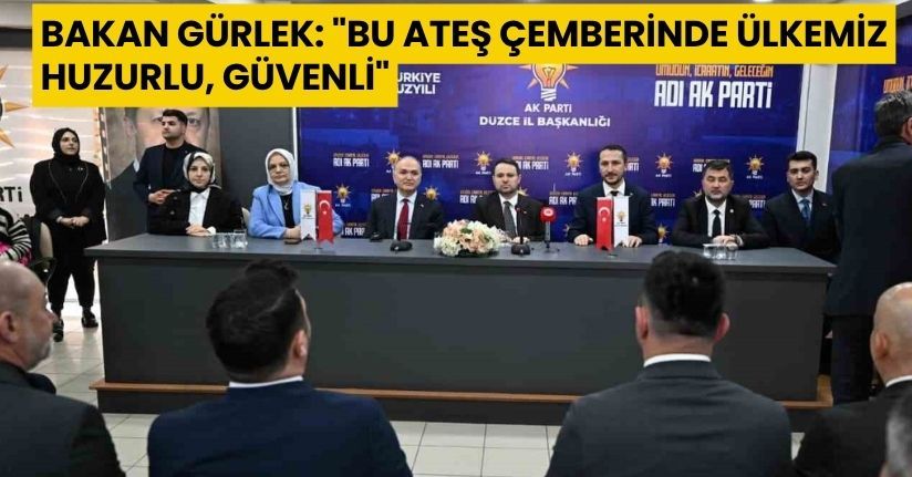 Bakan Gürlek: 
