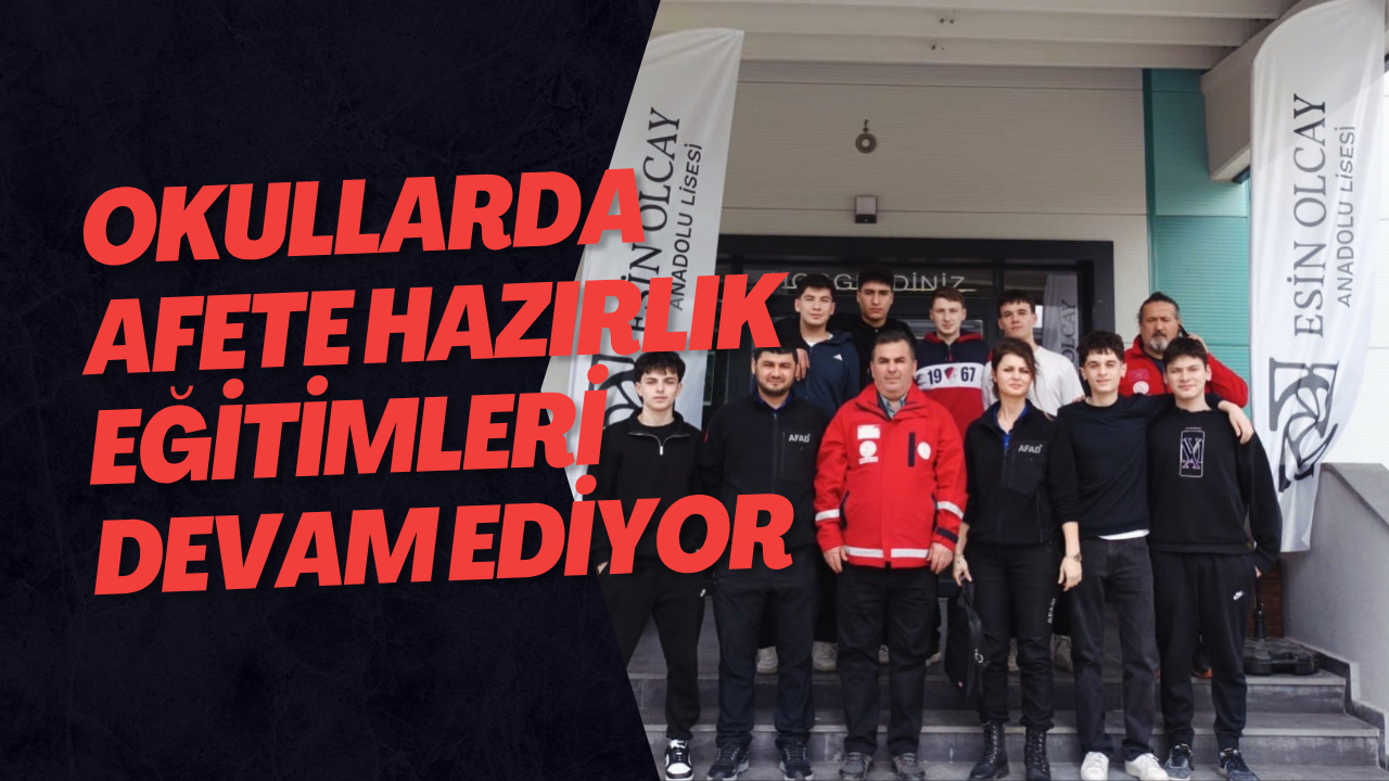 Okullarda Afete Hazırlık Eğitimleri Devam Ediyor