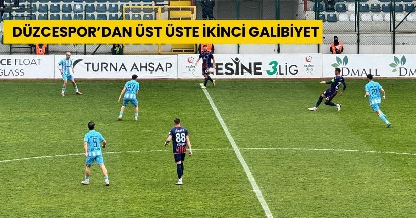 Düzcespor’dan Üst Üste İkinci Galibiyet