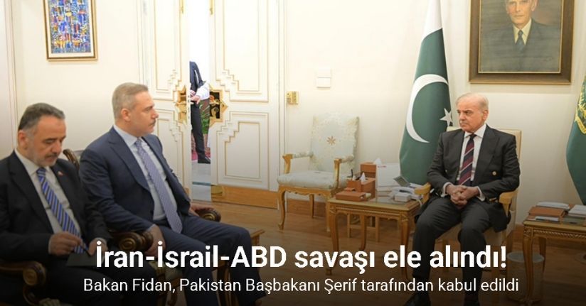 Bakan Fidan, Pakistan Başbakanı Şerif tarafından kabul edildi