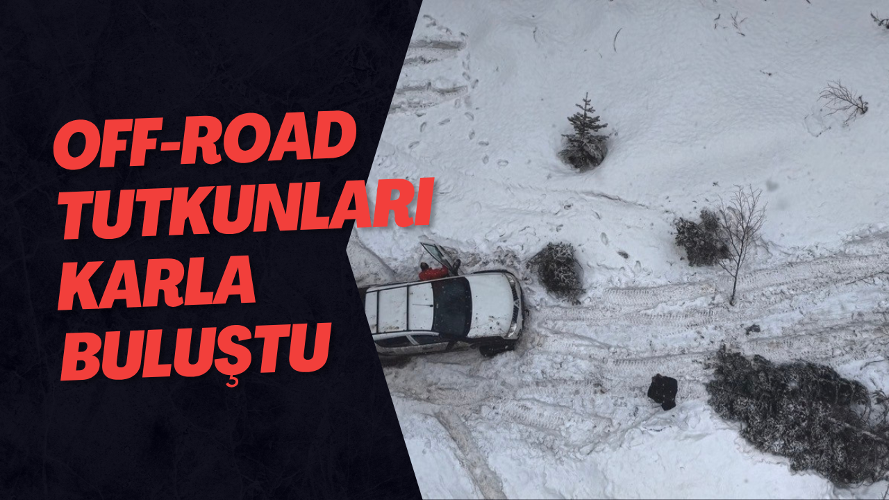 Off-Road Tutkunları Karla Buluştu