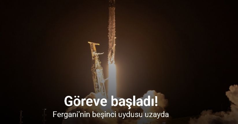 Fergani’nin beşinci uydusu uzayda