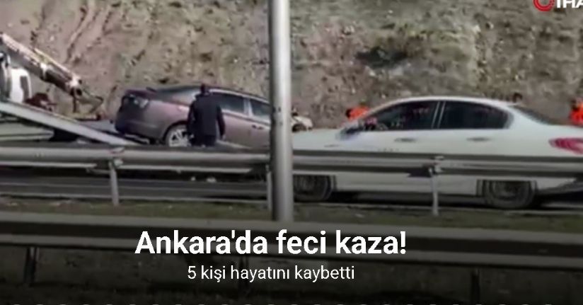 Ankara Kuzey Çevre Yolu’nda iki aracın karıştığı kazada hayatını kaybedenler olduğu öğrenildi.