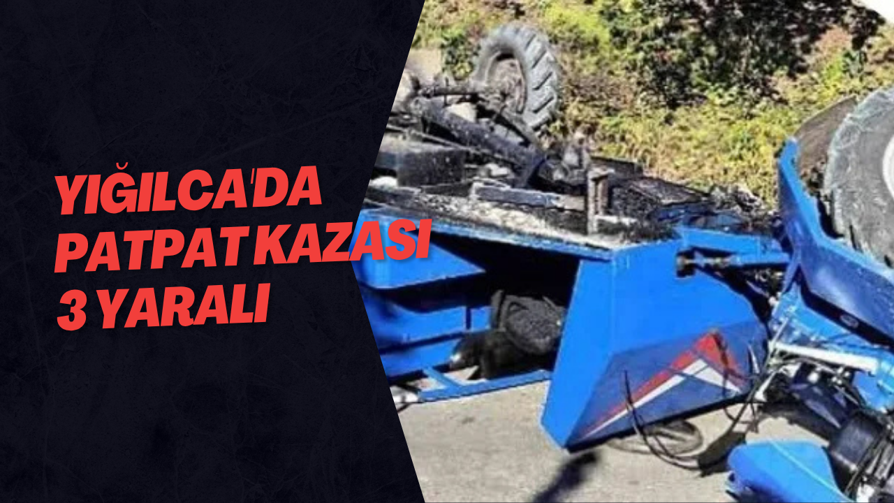 Yığılca'da Patpat Kazası 3 Yaralı