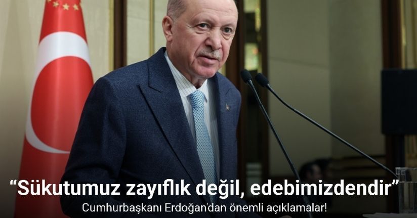 Cumhurbaşkanı Erdoğan'dan grup toplantısında önemli açıklamalar